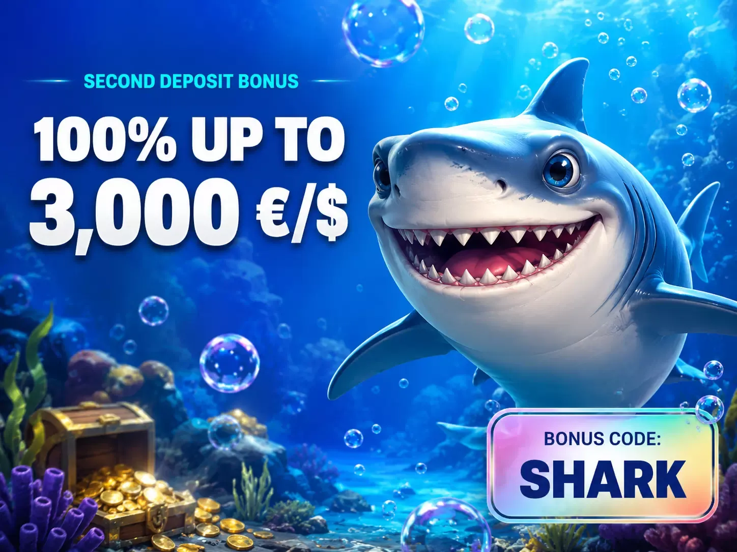 Second deposit bonus