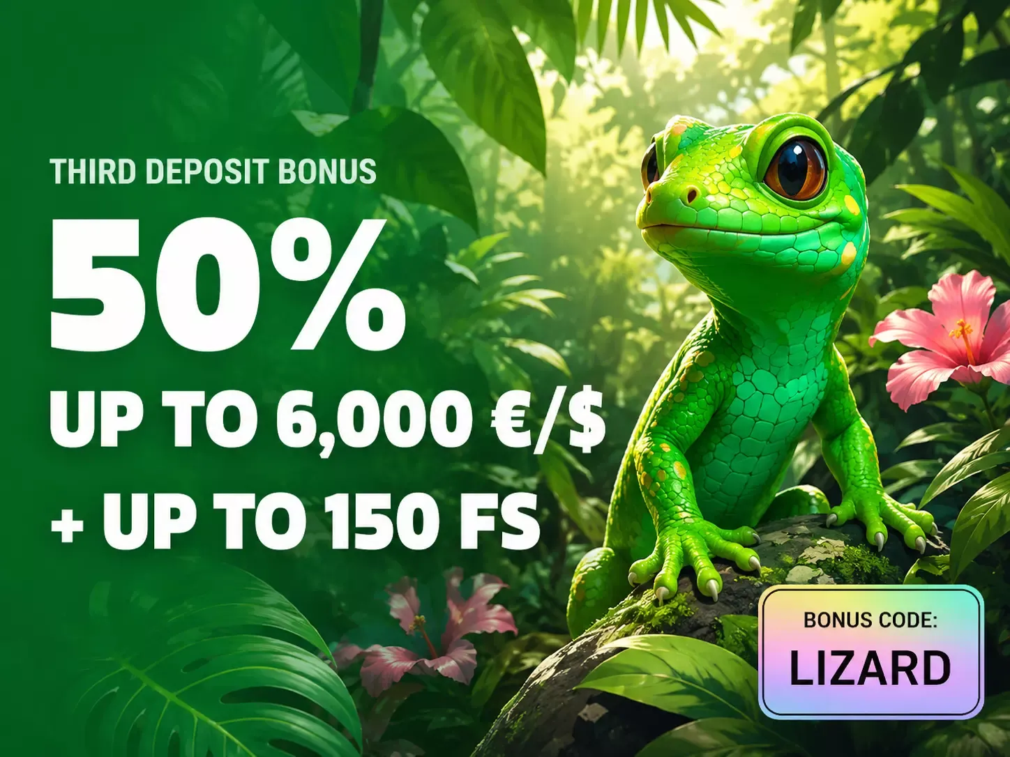 Third deposit bonus